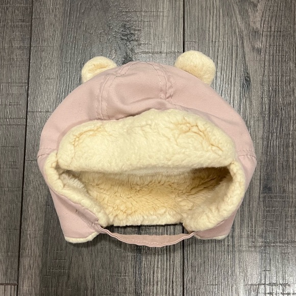 H&M Bear Ears Pink with Warm Lined Hat - Picture 5 of 6